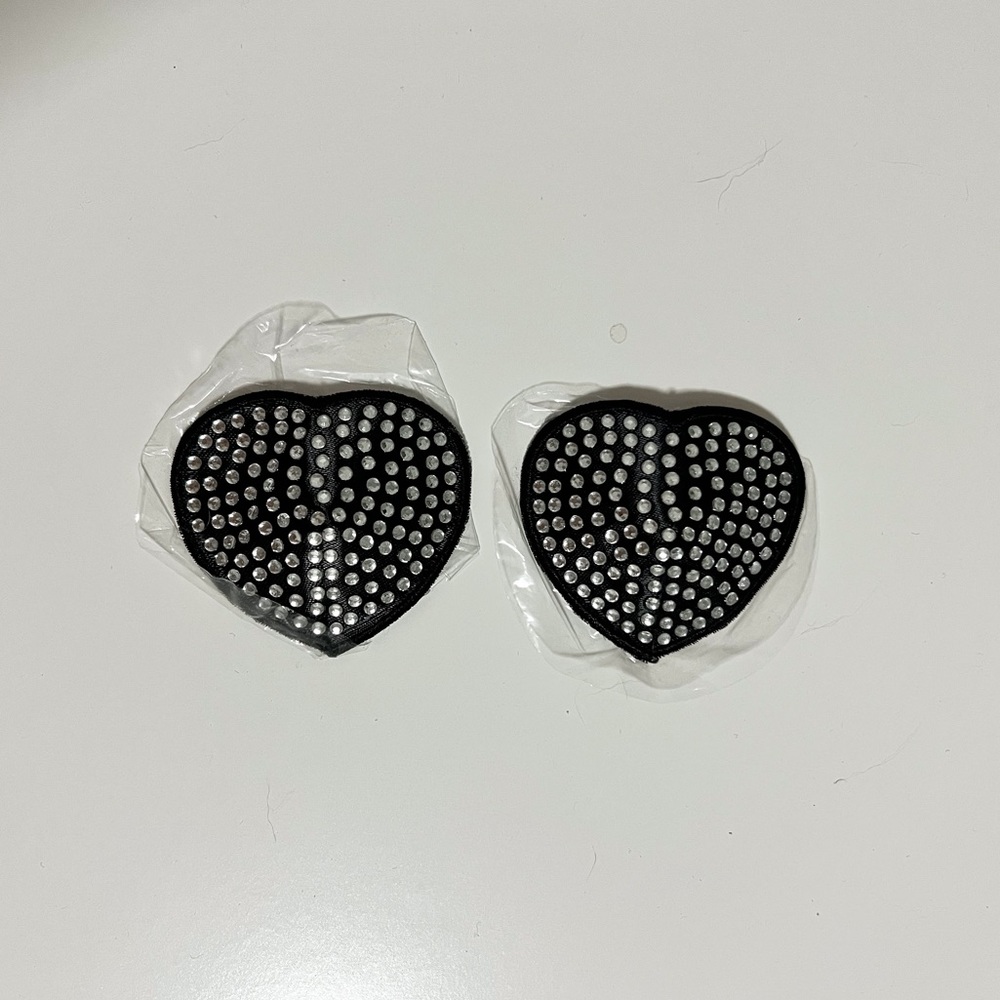 3/$15 Studded Heart-shaped Pasties